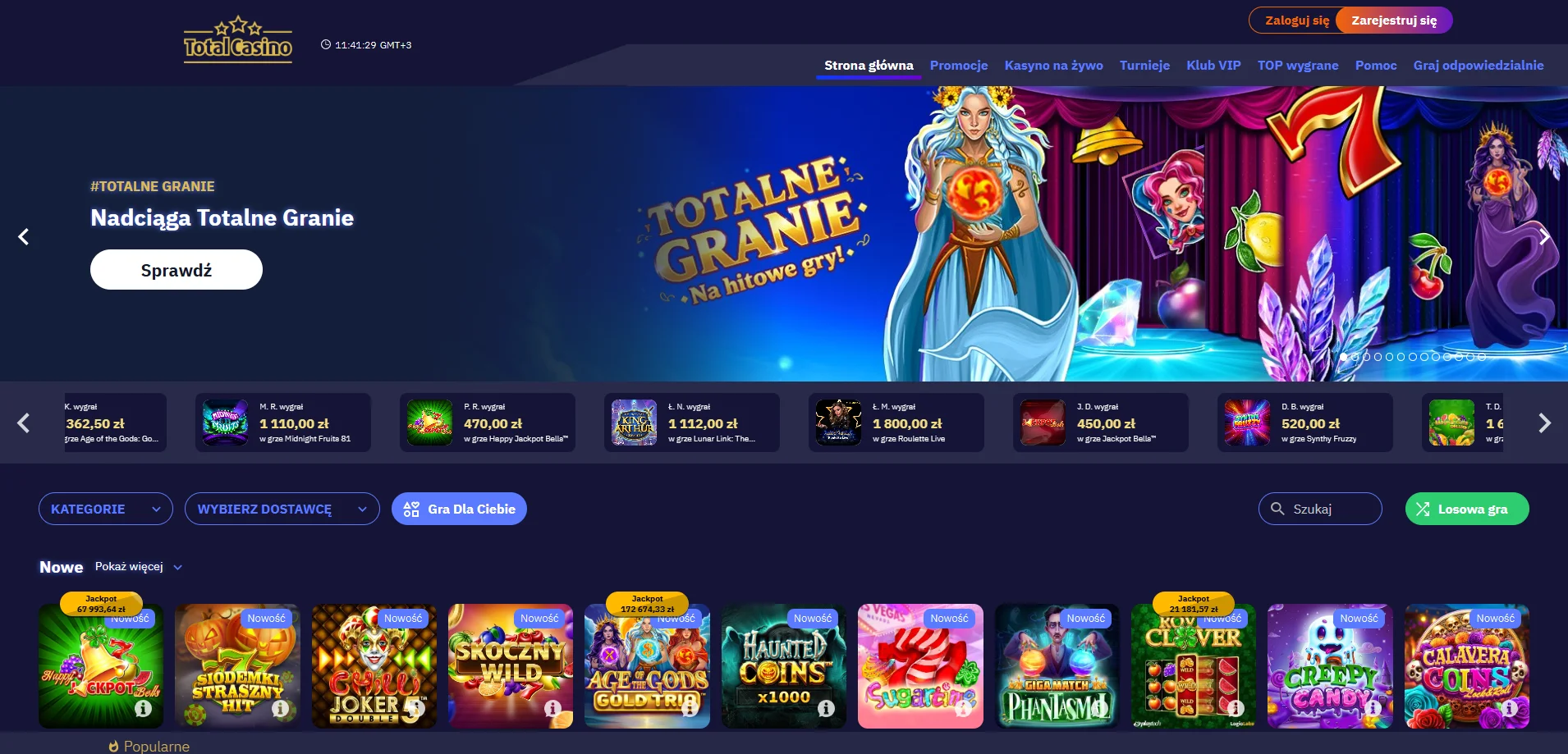 Total Casino Überblick